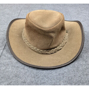 Barmah Hat Men Large Kangaroo Outdoor Waterproof Austrailia Foldaway Suede